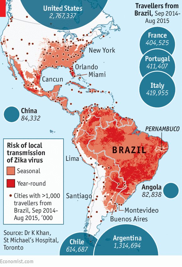 The Zika virus Vivid Maps